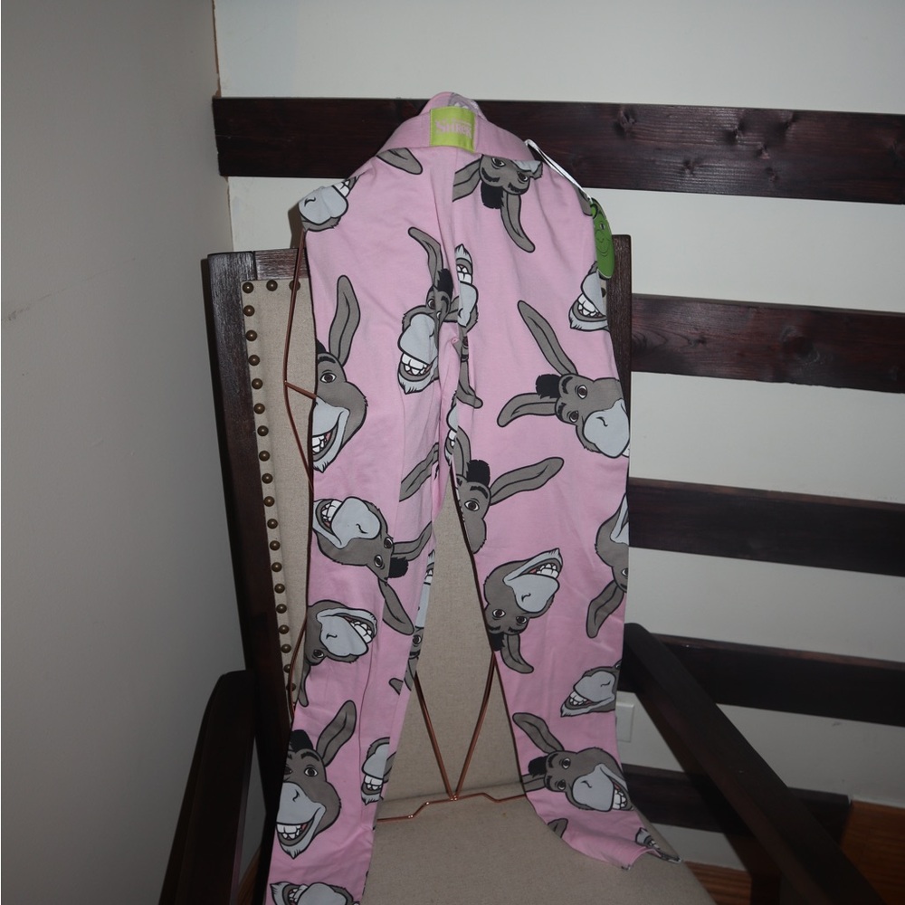 Shrek Donkey Pink Pajama Pants